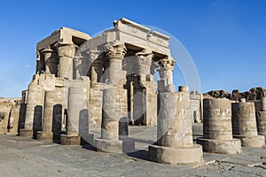 The Temple of Kom Ombo, dedicated to ancient Egyptian gods Sobek and Horus