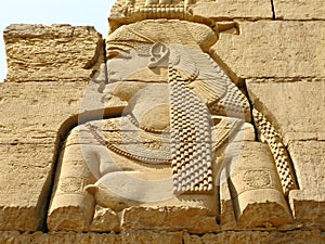 Temple of Kom Ombo, Egypt: goddess Hathor photo