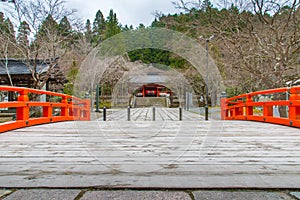 Temple in Koyasan area in Wakayama Japan
