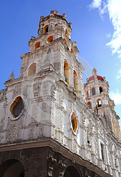 Temple of la compania in puebla mexico III photo