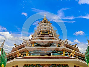 The temple of landmark, chiang rai, thailand