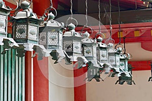 Temple lanterns Japan