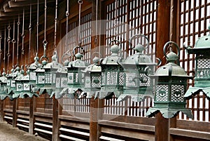 Temple lanterns Japan