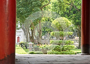 Temple of Literature in Hanoi