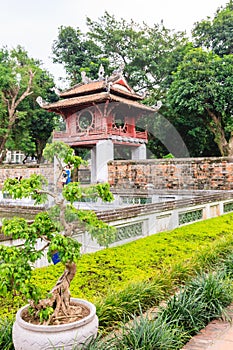 The Temple of Literature in Hanoi, Vietnam