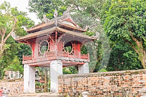 The Temple of Literature in Hanoi, Vietnam