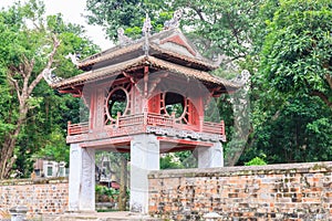 The Temple of Literature in Hanoi, Vietnam