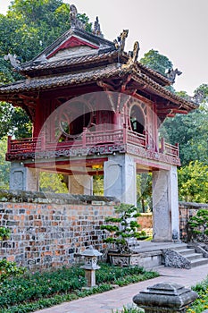 The Temple of Literature, Van Mieu in Hanoi, Vietnam