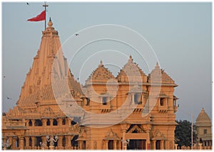 The temple of lord Shiva at Somnath.