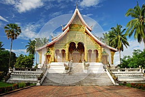 Temple in Luang Prabang Museum, Laos