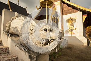 Temple in Mae Chaem District Chiang Mai Province, Thailand