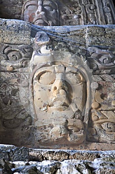 Temple of the Masks Kohunlich Mayan Ruins of Quintana Roo