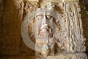 Temple of the Masks at Kohunlich Mexico photo