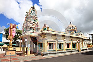 Temple in Mauritius capital city Port Louis