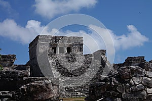 Temple of the Mayans in Mexico photo