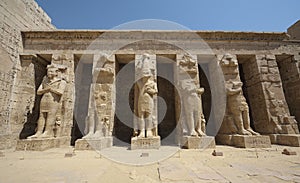 Temple of Medinet Habou in Luxor