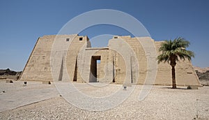 Temple of Medinet Habou in Luxor photo