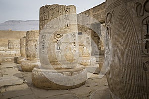 Temple of Medinet Habu, dedicated to Rameses III. - UNESCO World
