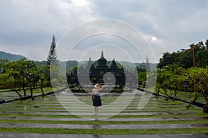 Temple in the middle of the Park, it is the perfect place for a serene Buddhist Monastery in Bali.