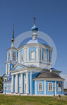 Temple of the Mother of God of Jerusalem in the White town of Tver Region