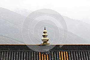 Temple in the mountain.