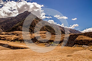 A temple between the mountains