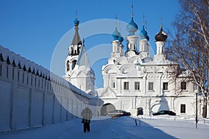 Temple at Murom in winter. Russia