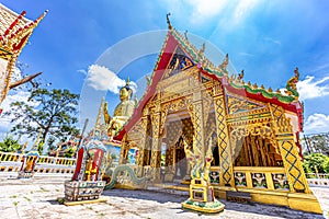 Temple at Nakhon Nayok province in Thailand.