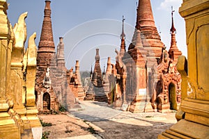 Temple near Inle Lake, Myanmar