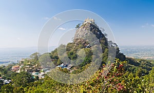 Temple near Mt. Popa photo