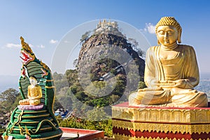 Temple near Mt. Popa photo