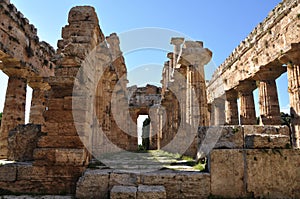 Temple of Neptune at Paestum, Italy.