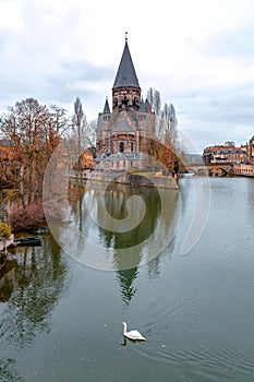 Temple Neuf or the New Temple in Metz, France