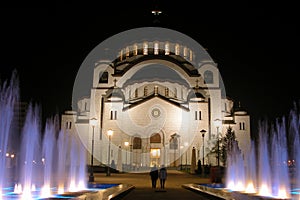 Temple in the night