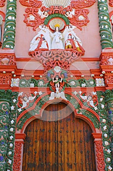 Temple of nuestra senora de la merced  in atlixco puebla mexico IV