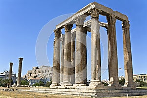 Temple of the Olympian Zeus at Athens photo