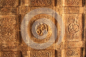 Temple ornamental ceiling