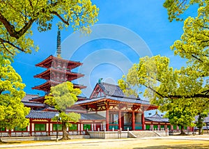 Temple in Osaka photo