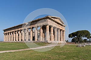 Temple of Paestum Archaeological site, Italy