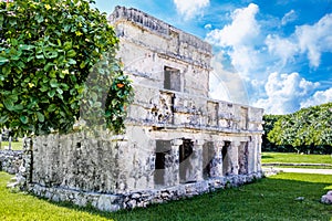 The Temple of the Paintings - Mayan Ruins of Tulum, Mexico