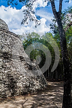 Templo de fotos sobre el de maya la ciudad México 