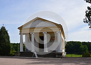 Temple in Park at the River Ilm in the Old Town of Weimar, Thuringia