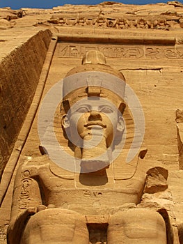 Temple of Pharaoh Ramses II in Abu Simbel, Egypt