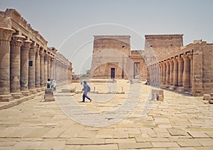 The temple of Philea in Aswan