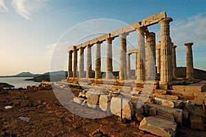 The temple of Poseidon