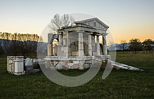 Temple of Poseidon at Ancient Mantineia, Arcadia, Peloponnese, G photo