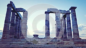 Temple of Poseidon on Cape Sounion