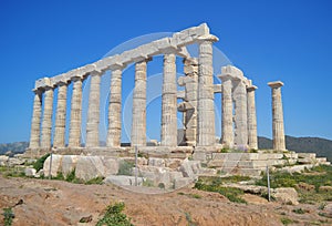 Temple of Poseidon Sounion Greece