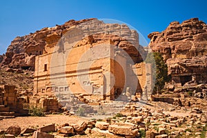 The Temple of Qasr Al Bint in petra