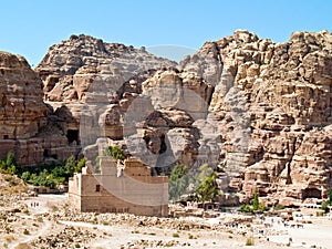 Temple Qasr Al-Bint Petra, Jordan